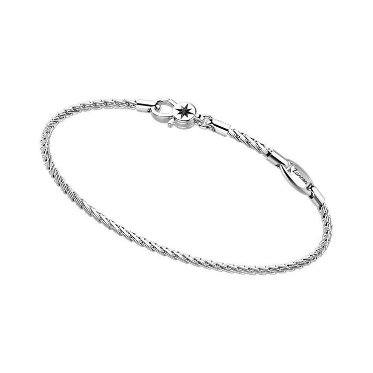 Immagine di Bracciale Uomo In Argento Solo Maglia Gioielli Zancan | EXB755-L
