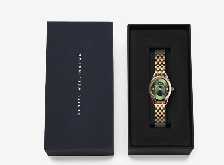 Immagine di Orologio Donna Daniel Wellington Ophelia Mini Emerald Gold | DW00100804