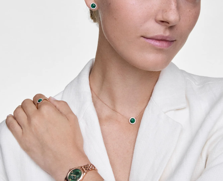 Immagine di Orologio Donna Daniel Wellington Ophelia Mini Emerald Rose Gold | DW00100806