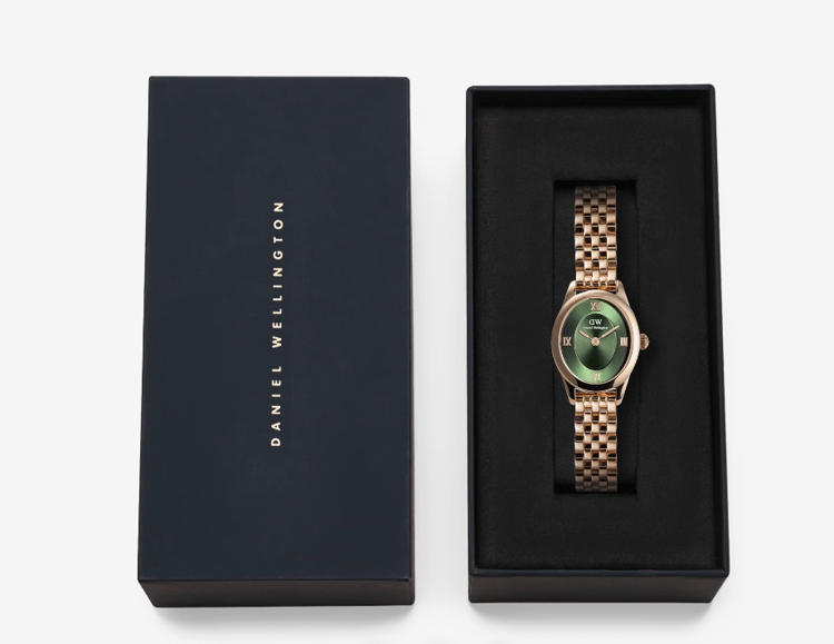 Immagine di Orologio Donna Daniel Wellington Ophelia Mini Emerald Rose Gold | DW00100806