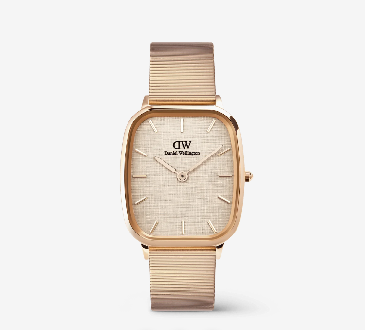 Immagine di Orologio Daniel Wellington Uomo Marlon Wire Linen Rose Gold | DW00100815