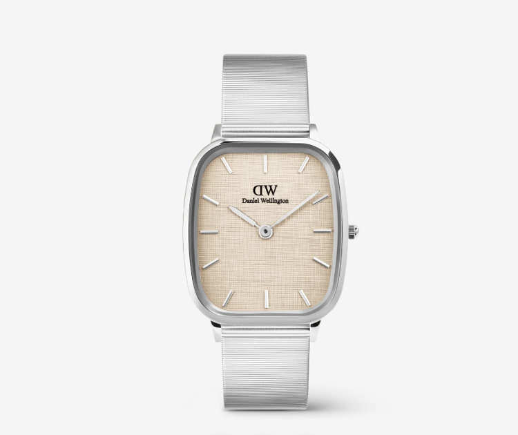Immagine di Orologio Daniel Wellington Uomo Marlon Wire Linen Silver | DW00100812