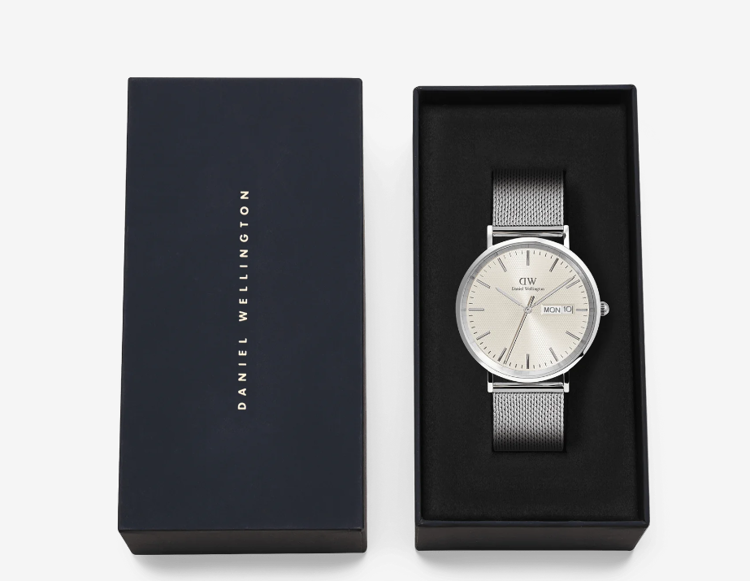 Immagine di Orologio Daniel Wellington Uomo Classic Day Display Sterling Champagne | DW00100828