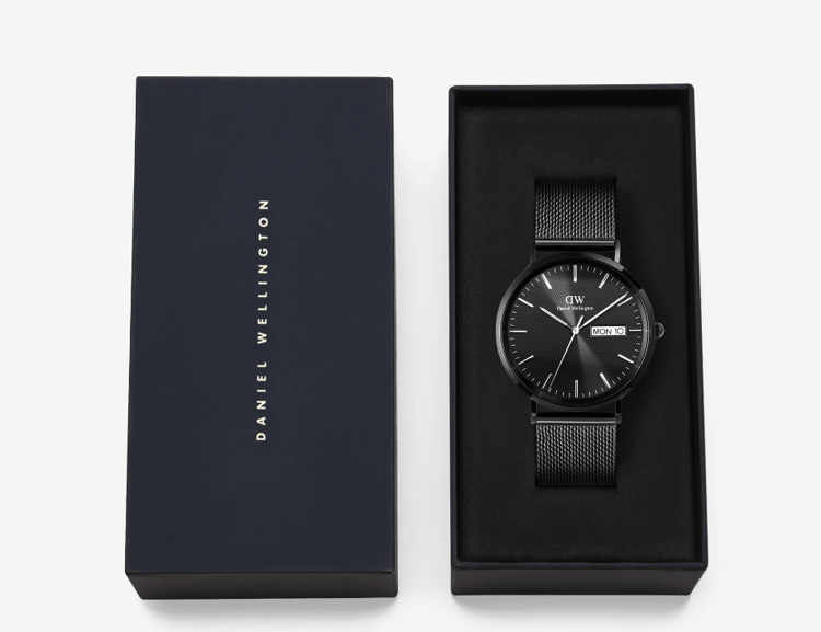 Immagine di Orologio Daniel Wellington Uomo Classic Day Display Onyx Black | DW00100831