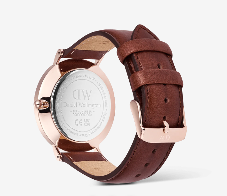 Immagine di Orologio Daniel Wellington Uomo Classic Day Display St Mawes Rose Gold Champagne | DW00100829