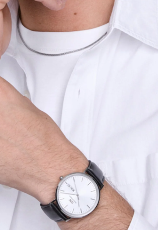 Immagine di Orologio Daniel Wellington Uomo Classic Day Display Sheffield Silver | DW00100832