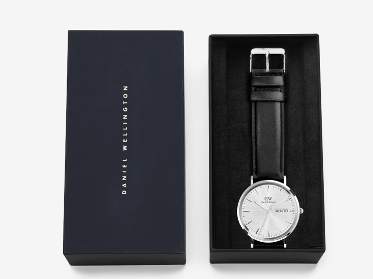 Immagine di Orologio Daniel Wellington Uomo Classic Day Display Sheffield Silver | DW00100832