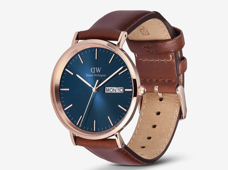 Immagine di Orologio Daniel Wellington Uomo Classic Day Display St Mawes Rose Gold Arctic | DW00100830