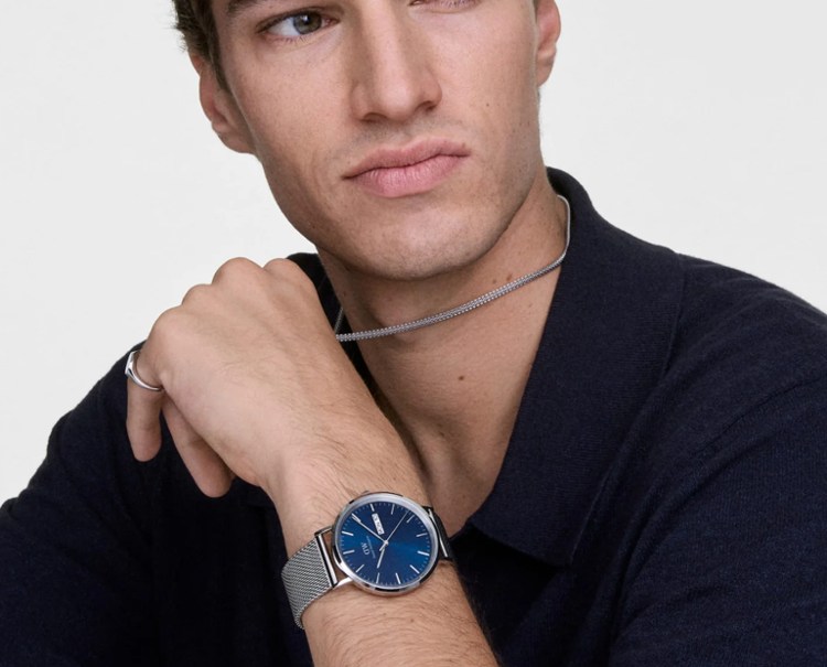 Immagine di Orologio Daniel Wellington Uomo Classic Day Display Sterling Arctic | DW00100833