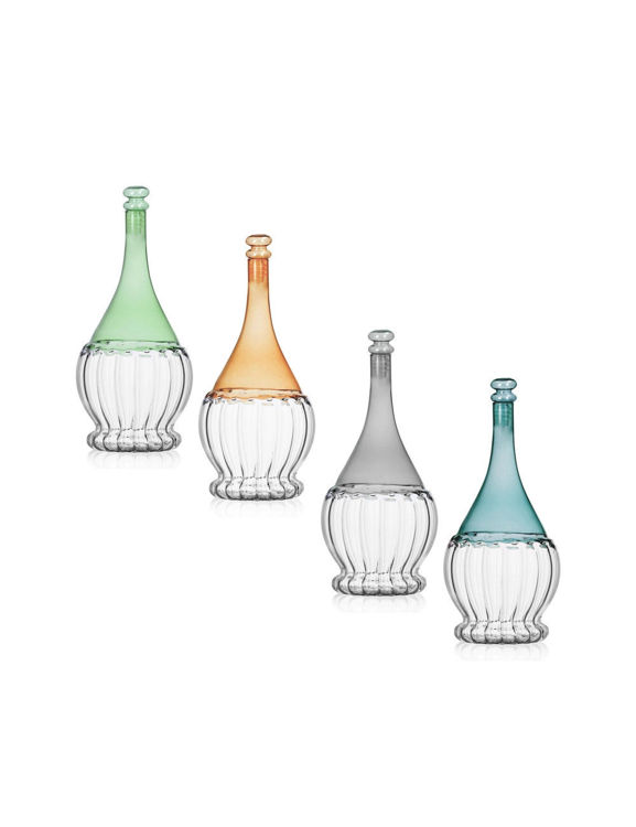 Immagine di Fiasco Bicolor Colori Assortiti Vetro Brandani | 51547