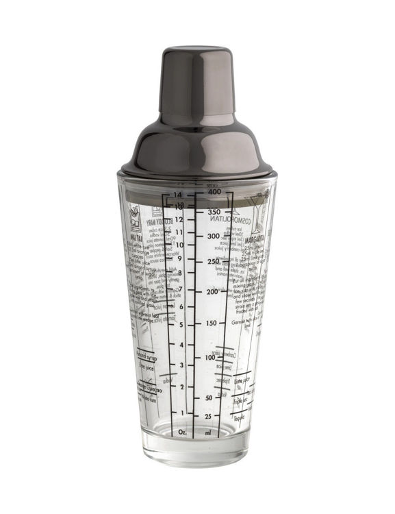 Immagine di Cocktail Set Con Accessori Set 5 Pezzi In Inox E Vetro Brandani | 53534