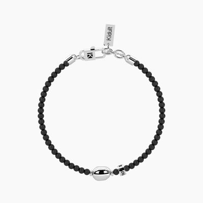 Immagine di Bracciale Papà Regolabile In Acciao E Gunmetal Gioielli Kidult | 732356