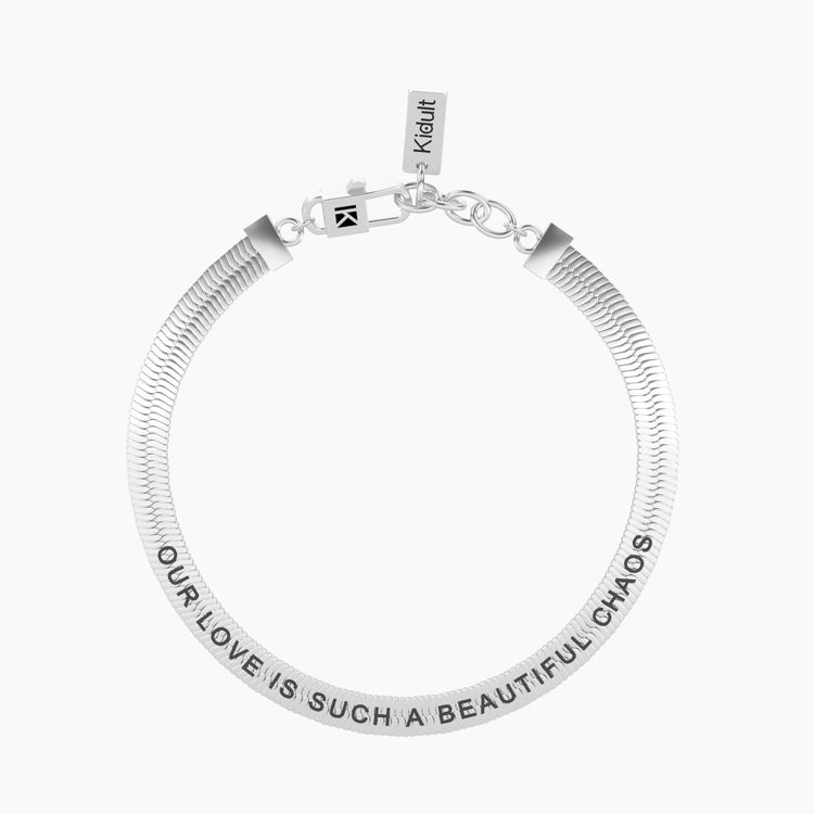 Immagine di Coppia Di Bracciali Elastici Per Lui&Lei Con Frase Gioielli Kidult | 732358