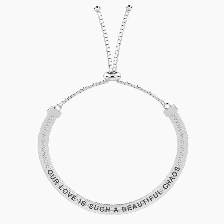 Immagine di Coppia Di Bracciali Elastici Per Lui&Lei Con Frase Gioielli Kidult | 732358