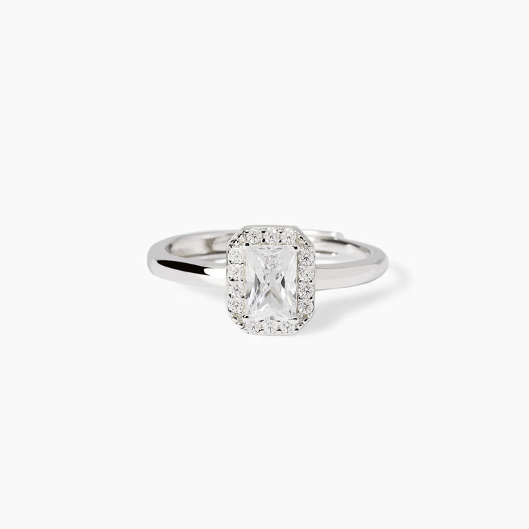 Immagine di Anello Da Donna Con Zircone Taglio Ottagonale Gioielli Mabina | 523443
