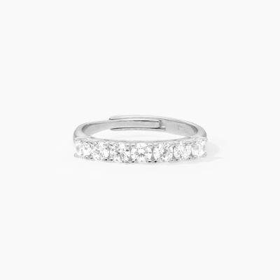 Immagine di Anello Veretta Con Zirconi Gioielli Mabina | 523185