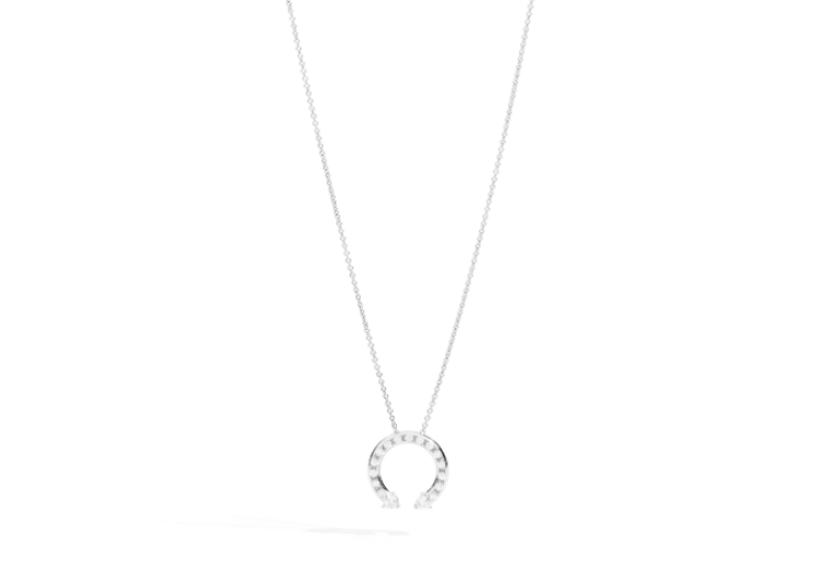 Immagine di Collana Donna Anniversary More In Oro Bianco Gioielli Recarlo | P86FA013/038-45