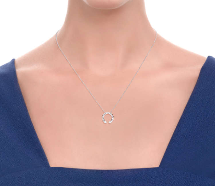 Immagine di Collana Donna Anniversary More In Oro Bianco Gioielli Recarlo | P86FA013/038-45