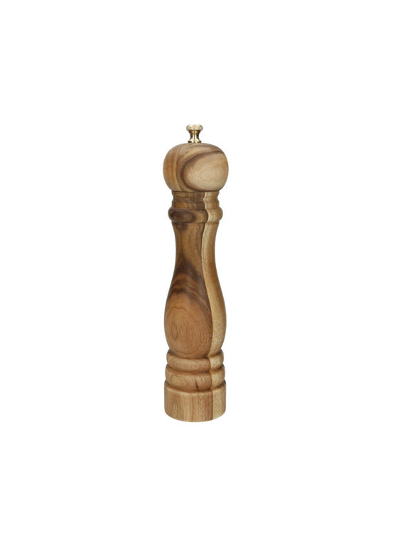 Immagine di Macinapepe Manuale Acacia/Inox Con Macina Ceramica Brandani | 51358