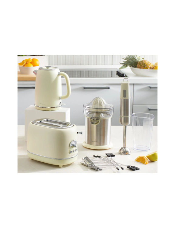 Immagine di Mixer A Immersione 1950 Crema ABS/INOX Con Misurino AS Brandani | 51956