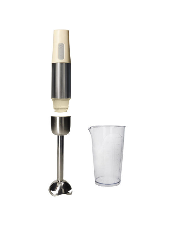 Immagine di Mixer A Immersione 1950 Crema ABS/INOX Con Misurino AS Brandani | 51956