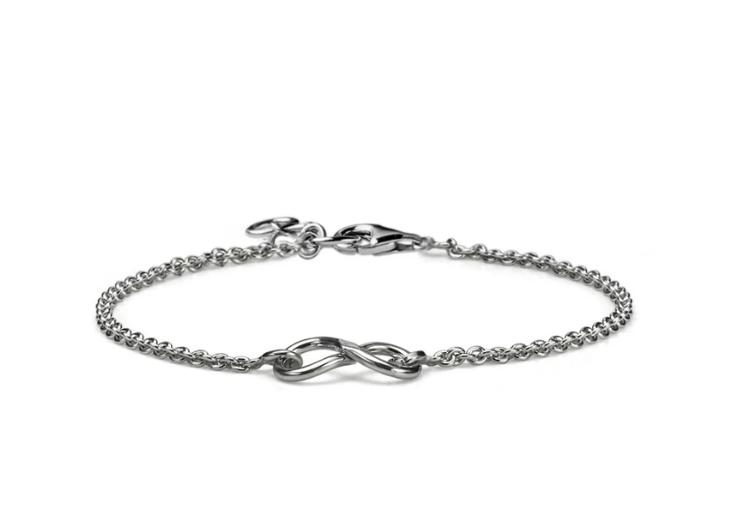 Immagine di Bracciale Uomo Infinity Life Argento Sottile Mariacristinasterling | G1559