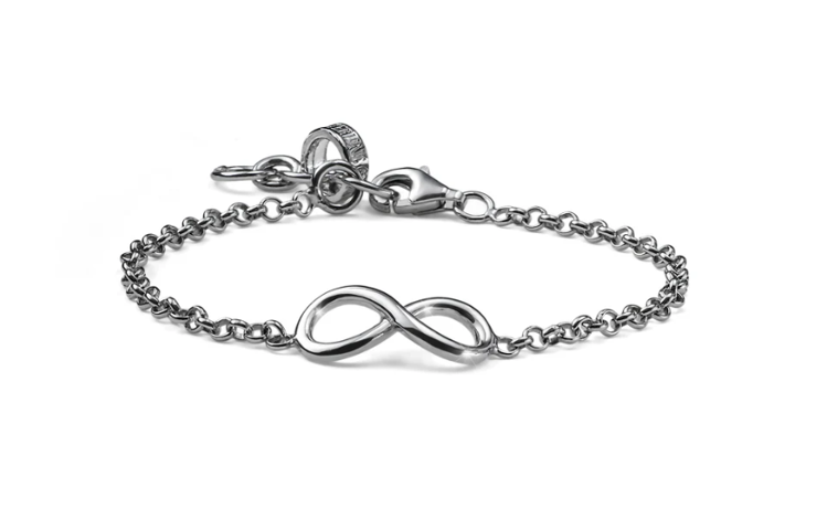 Immagine di Bracciale Bimbo Infinity Life Argento Sottile Mariacristinasterling | G4801