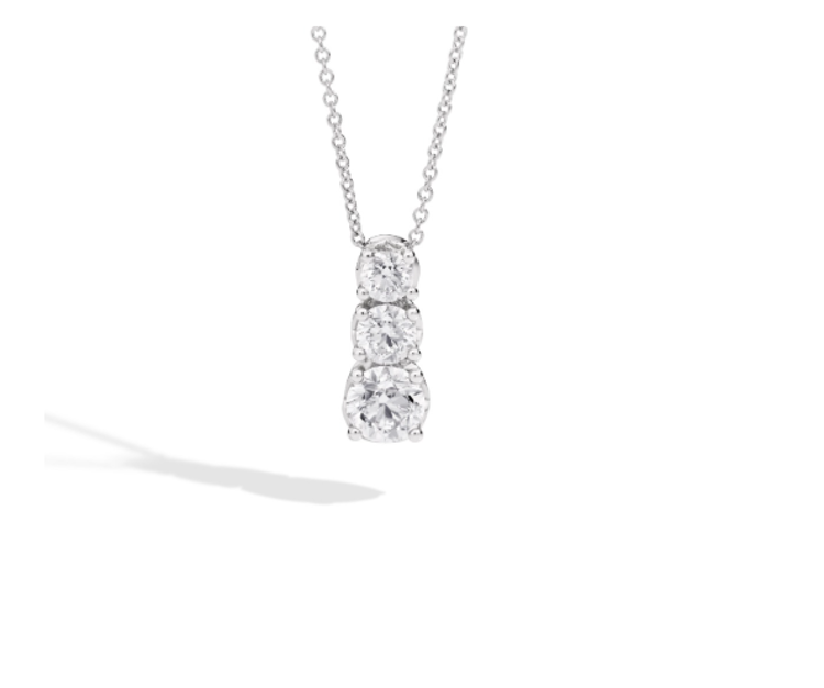 Immagine di Collana Donna Tre Pietre A Scalare Anniversary Recarlo | P01TS001/050-45