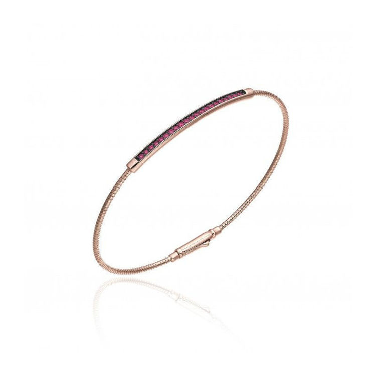 Immagine di Bracciale Chimento Donna Stardust Pavè Con Zaffiri Rosa | 1B12195SR6180