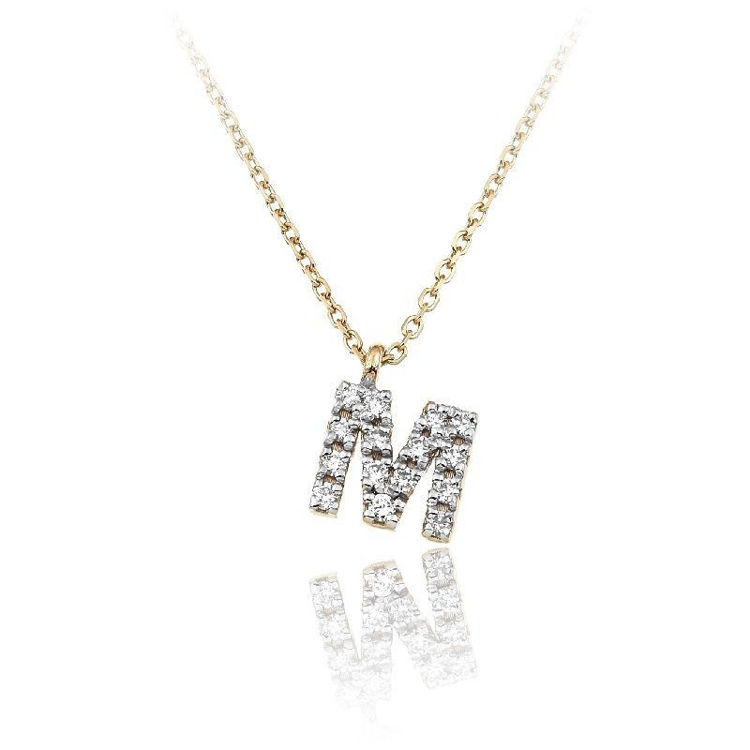 Immagine di Collana Chimento Donna Con Pendente Lettera M |  1G0969MBB1450