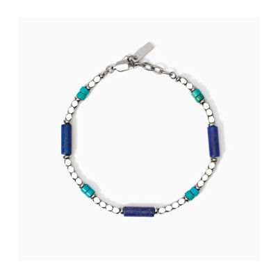 Immagine di Bracciale In Acciaio Da Uomo Con Cubetti Faccettati,Cilindri E Dischetti 2Jewels | 232629
