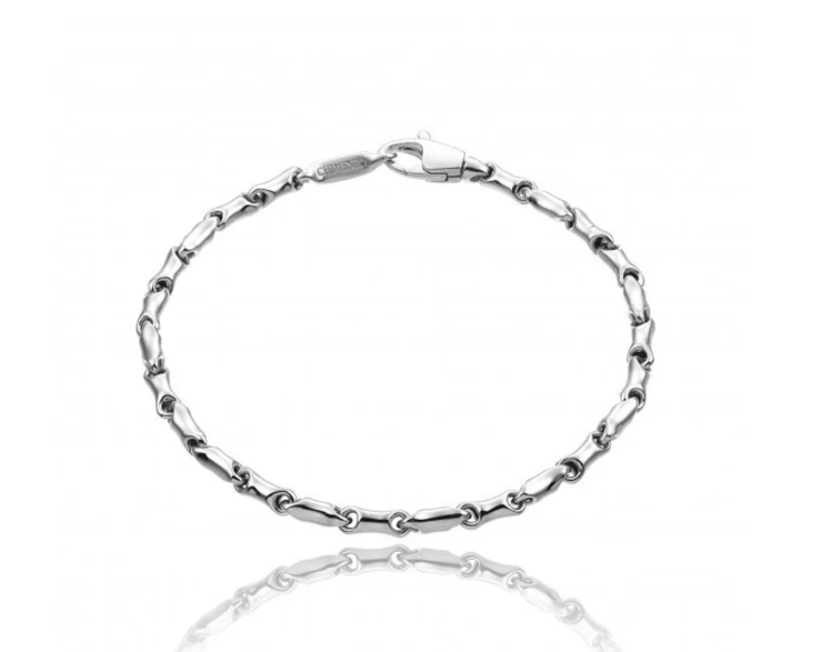 Immagine di Bracciale Chimento Donna In Oro Bianco Bamboo Classic | 1B02653ZZ5190