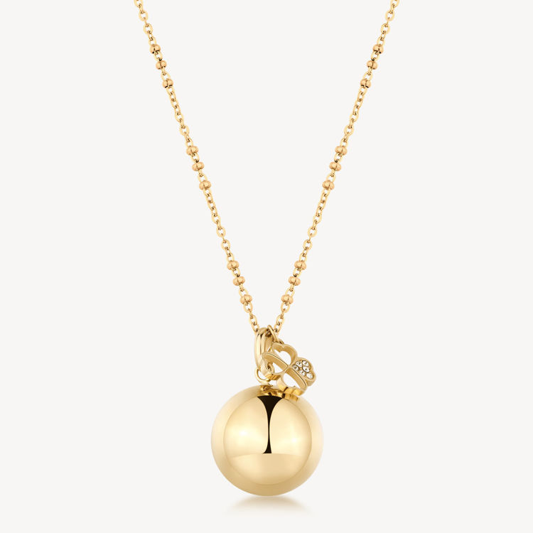 Immagine di Collana Famiglia Chakra Pvd Oro Brosway | BHKN155