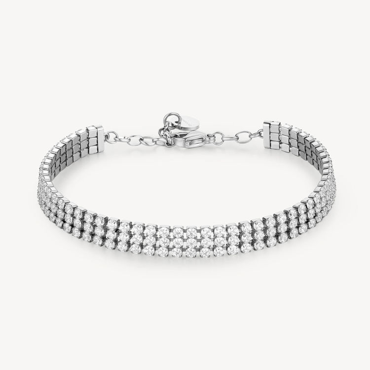 Immagine di Bracciale Tennis Acciaio Desideri Brosway | BEI093