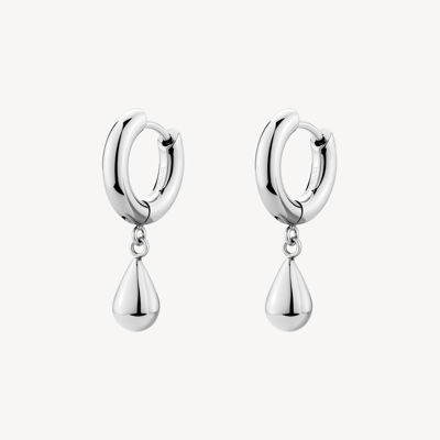 Immagine di Orecchini Perfect Cerchietto Con Pendente Goccia Gioielli Brosway | BPC44