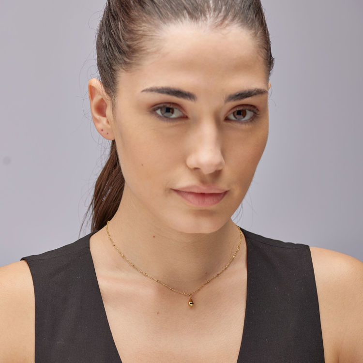 Immagine di Collana Perfect Dorata Con Pendente Goccia Brosway | BPC10