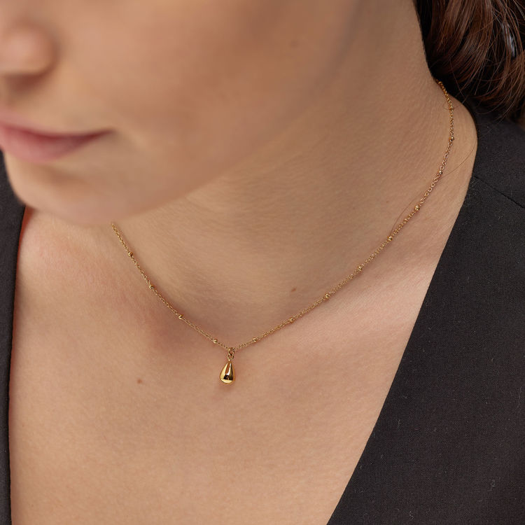 Immagine di Collana Perfect Dorata Con Pendente Goccia Brosway | BPC10