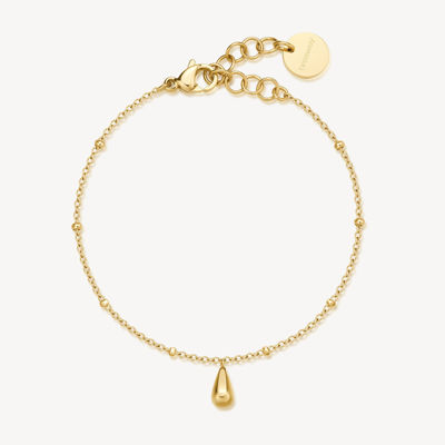 Immagine di Bracciale Perfect Dorato Con Pendente A Goccia Brosway | BPC18