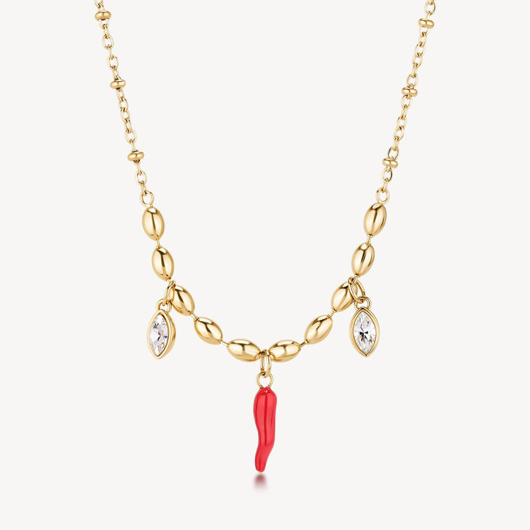 Immagine di Collana Chakra Portafortuna In Acciaio Brosway | BHKN170