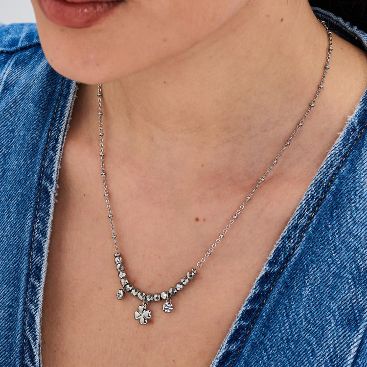 Immagine di Collana Chakra Portafortuna In Acciaio Brosway | BHKN163
