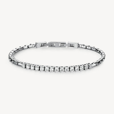 Immagine di Bracciale Uomo Avantgarde Catena Maglia Veneziana E Tennis Brosway | BVD30