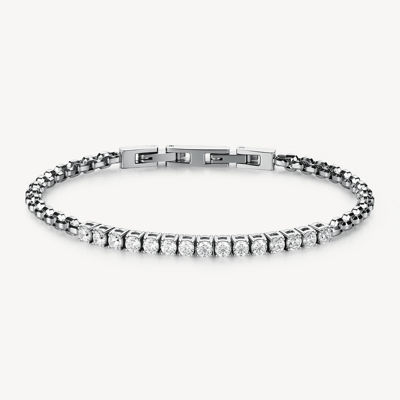 Immagine di Bracciale Uomo Avantgarde Catena Maglia Veneziana E Tennis Brosway | BVD28