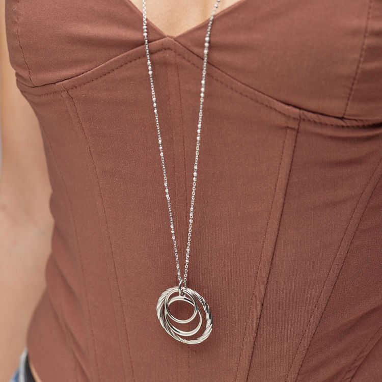 Immagine di Collana Lunga Amy In Acciaio Con Pendente Brosway | BAY06