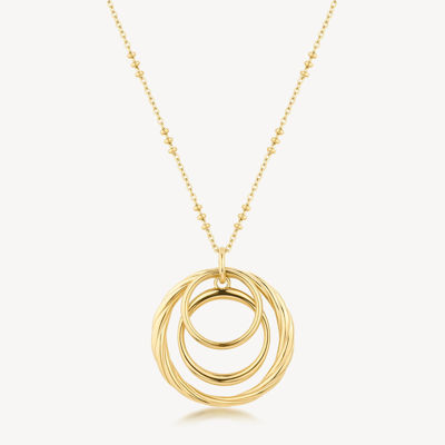 Immagine di Collana Lunga Dorata Amy In Acciaio Con Pendente Brosway | BAY07