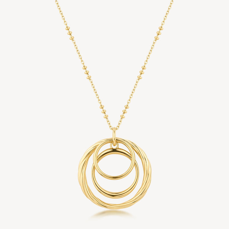 Immagine di Collana Lunga Dorata Amy In Acciaio Con Pendente Brosway | BAY07