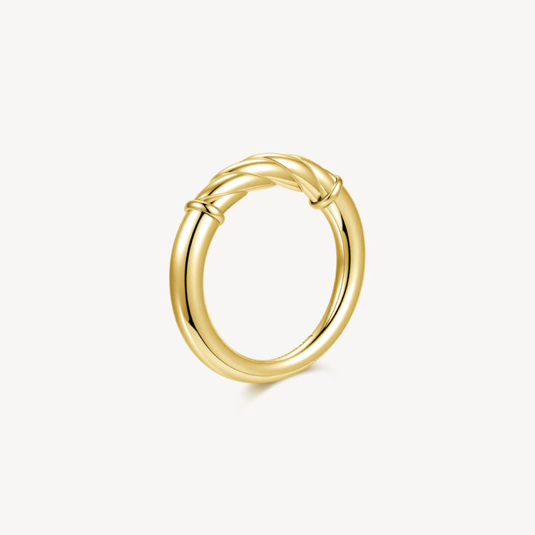 Immagine di Anello Amy Dorato In Acciaio Brosway | BAY34