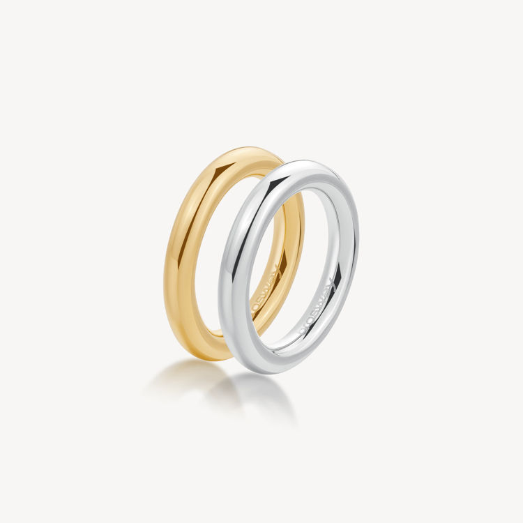 Immagine di Anello Doppio In Acciaio Aura Brosway | BAU31