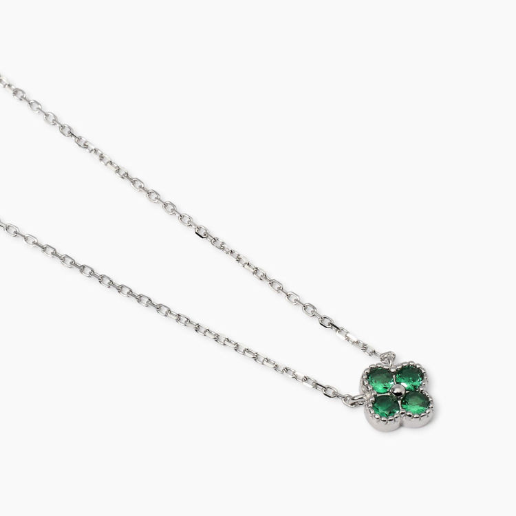 Immagine di Girocollo Con Ciondolo Fiore Verde Gioielli Mabina | 553795