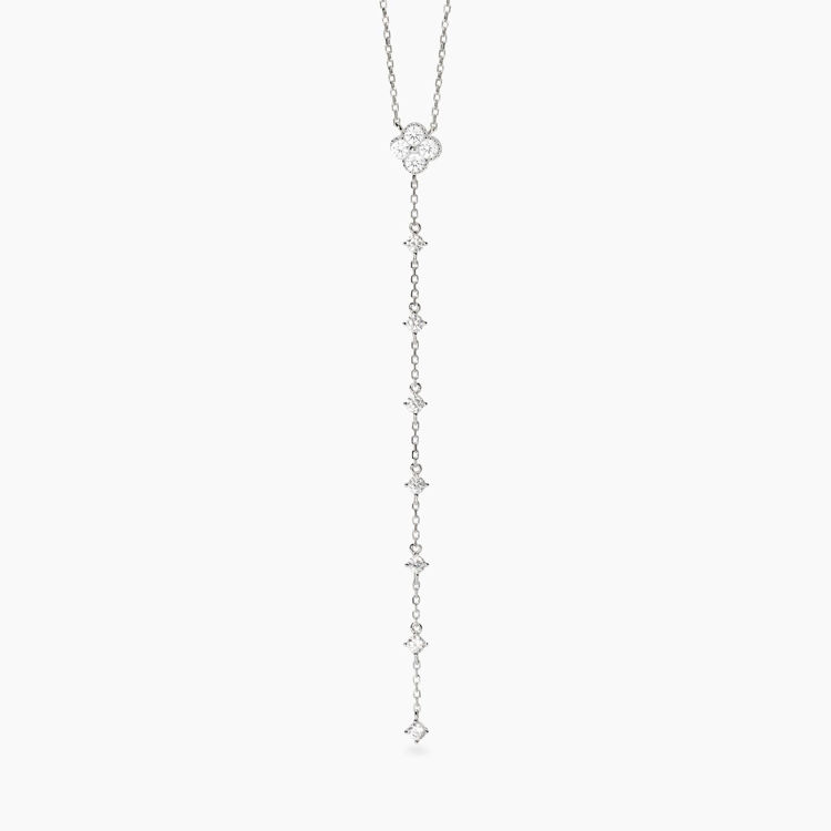 Immagine di Collana A Y Con Ciondolo Fiore E Punti Luce Gioielli Mabina | 553792