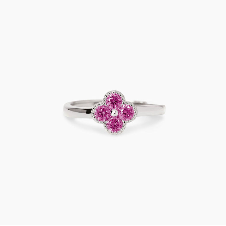 Immagine di Anello Con Fiore Tormaline Gioielli Mabina | 523457